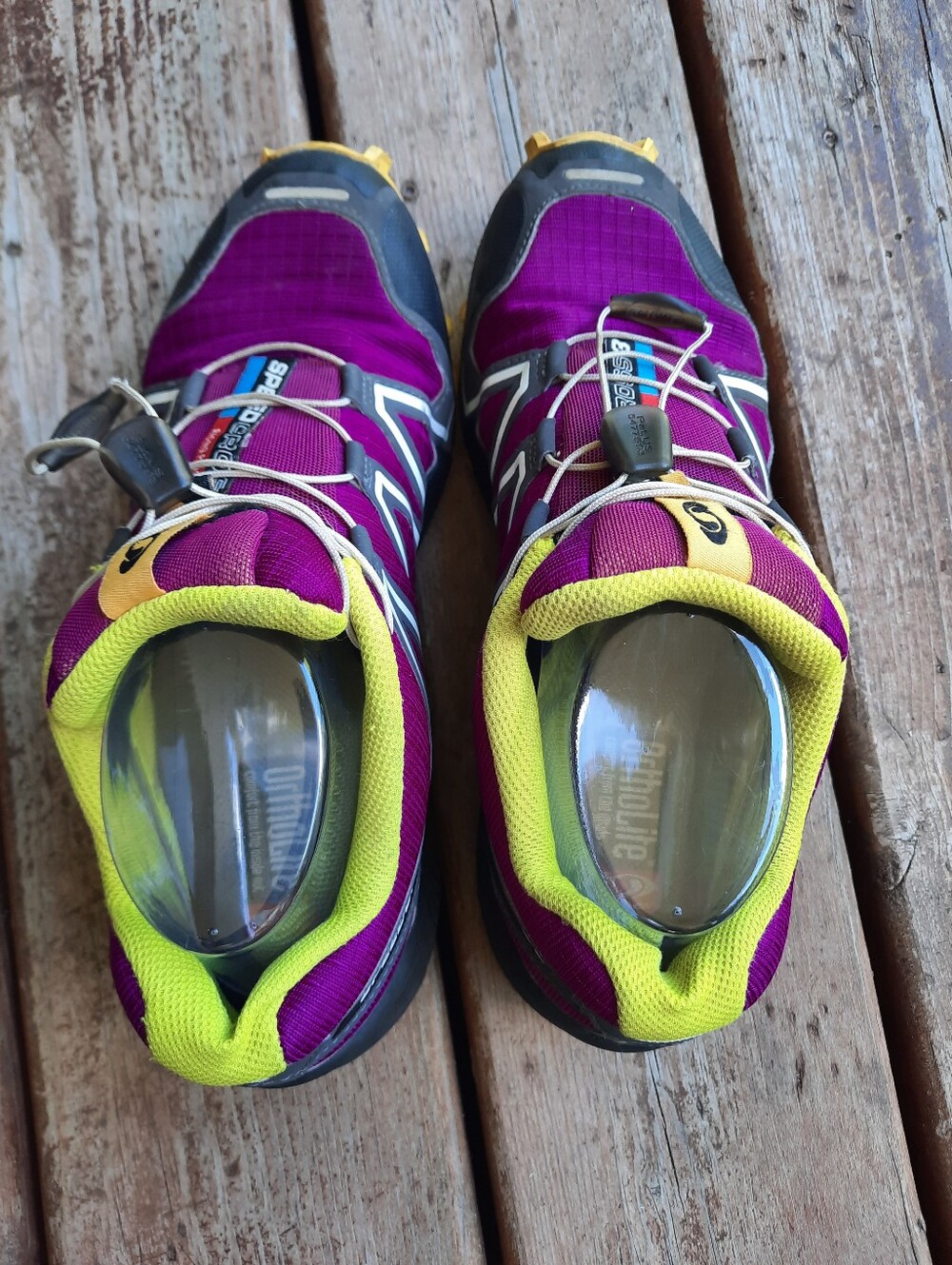 Salomon Speedcross 3 Plum Black Crown Grip Trail Running Hiking Shoes Size 8.5 - Picture 8 of 16